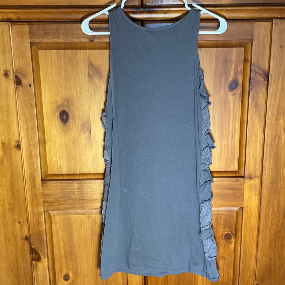 Gap Kids Gray Ruffle Sundress - Picture 2 of 2